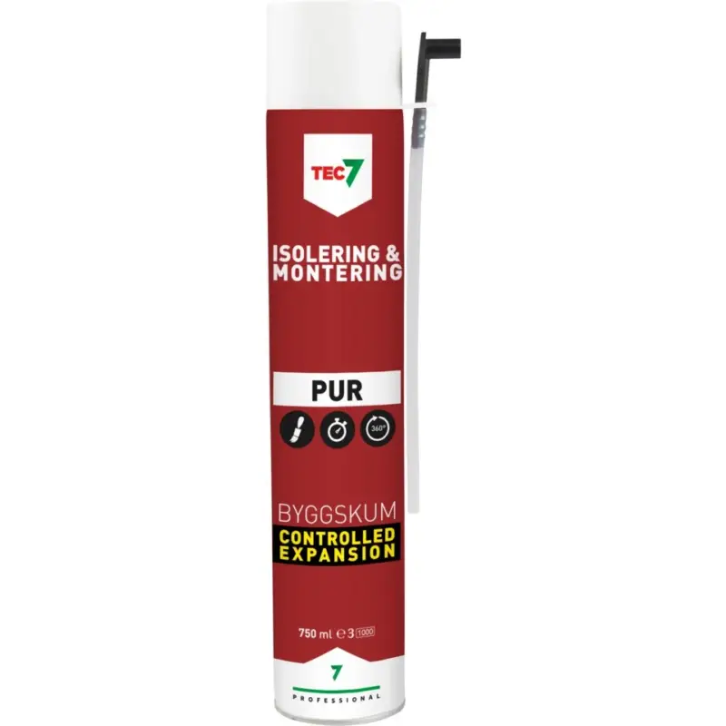 Endast denna vecka Relekta Tec7 Pur Byggskum Aerosol