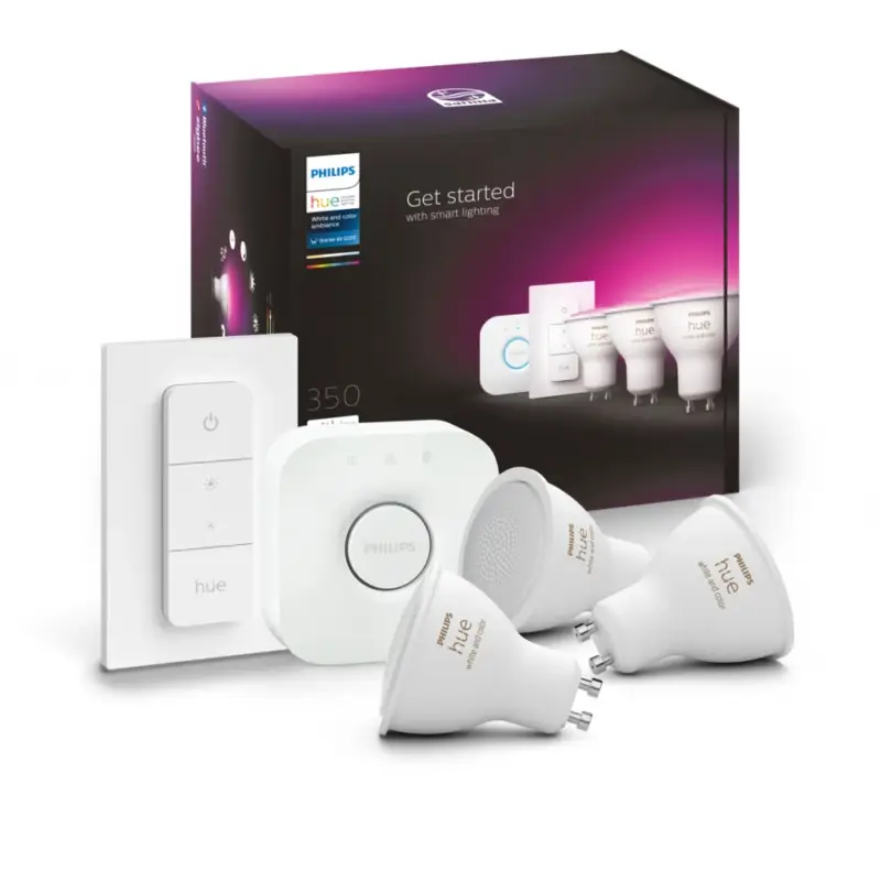 Begränsat erbjudande Philips Hue White and Color Startpaket GU10