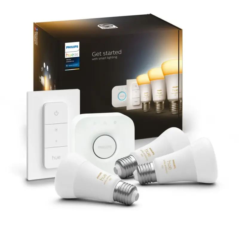 Bästa pris Philips Hue White Ambiance Starter kit E27