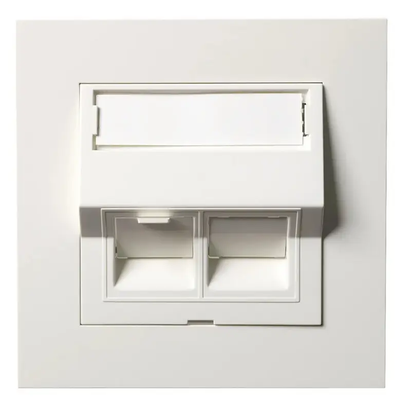 Köp online Elko Plus Modularuttag Vinklad 2x8 Cat6 UTP