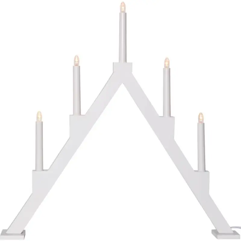 Torpa Adventsljusstake 57cm Vit Premium