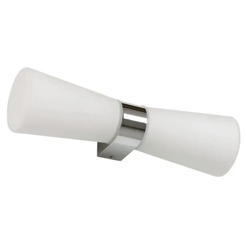 Roxen Vägglampa Krom/Opal IP44 Snabb leverans