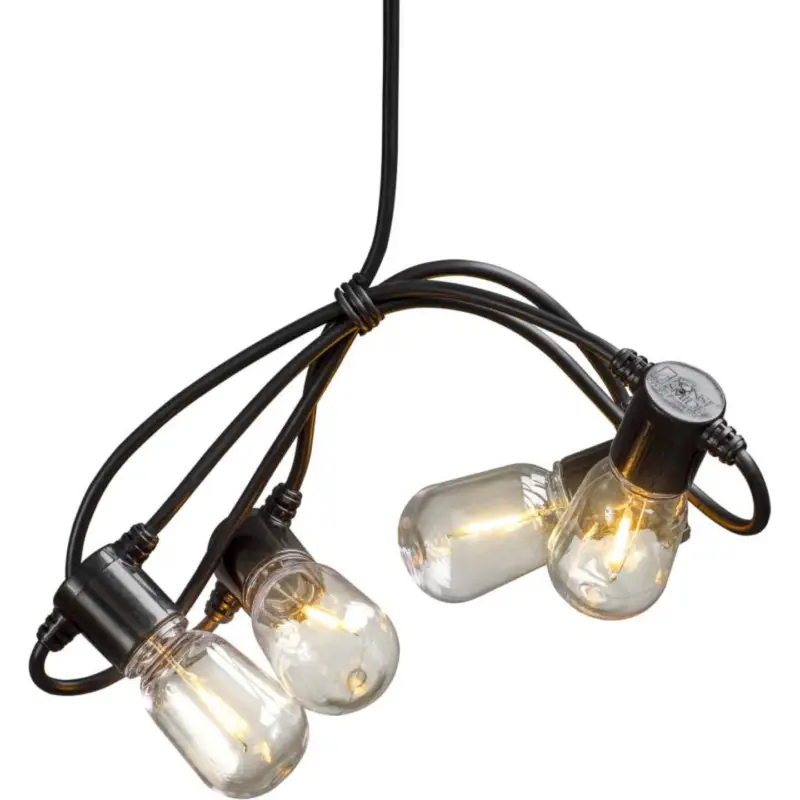 Rea Blomsterljus Partyslinga Extraset 9,5m 20L Amber utbytbar LED IP44