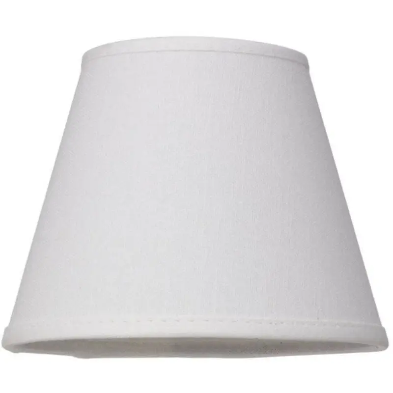 Begränsat antal Linne Lampskärm Ø14cm Vit