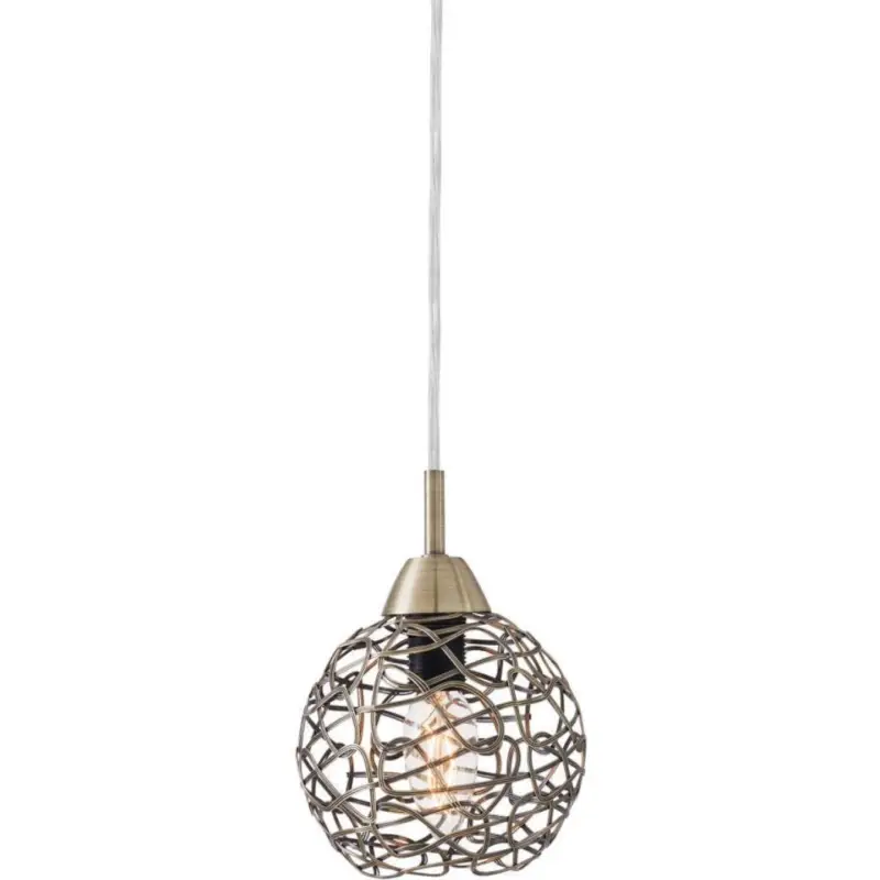 Endast denna vecka Excel Fönsterlampa 13cm E14 Antik