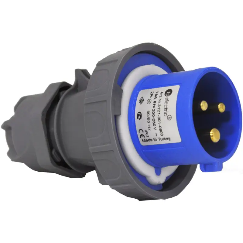 Stickpropp, 32A, 2P+J, 6h, 230V, IP67 Extra rabatt