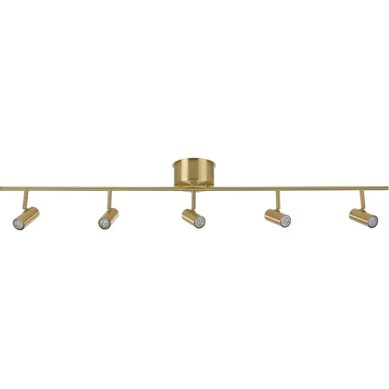 Nyhet Cato Takspotlight 120cm LED 5x4W Mässing
