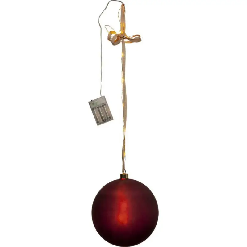 Rea Bliss Batteridriven Glaskula 20cm Röd