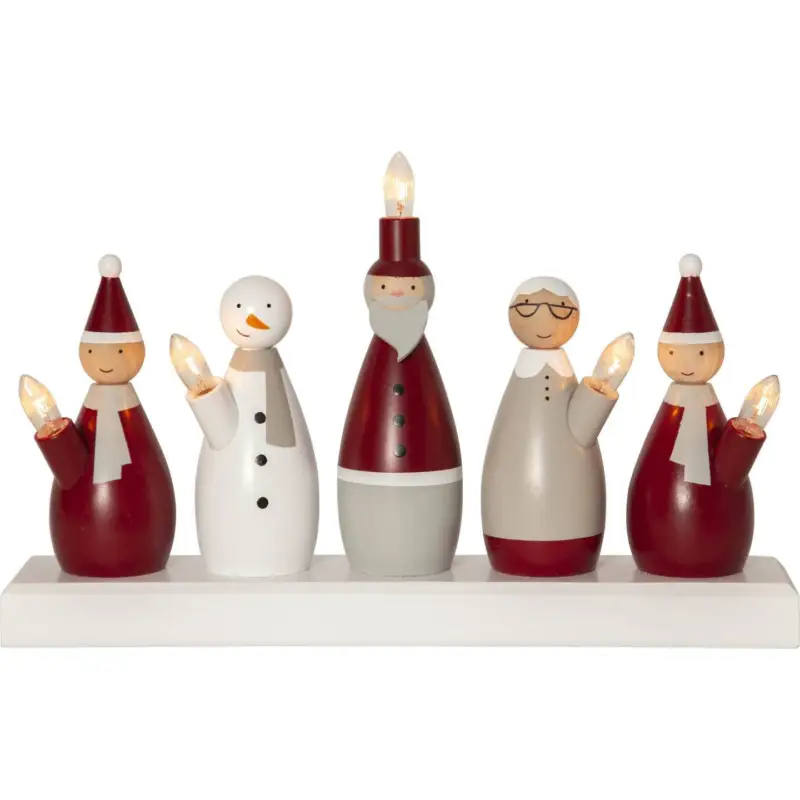 TomtefamiljAdventsljusstake 20,5cm Snabb frakt