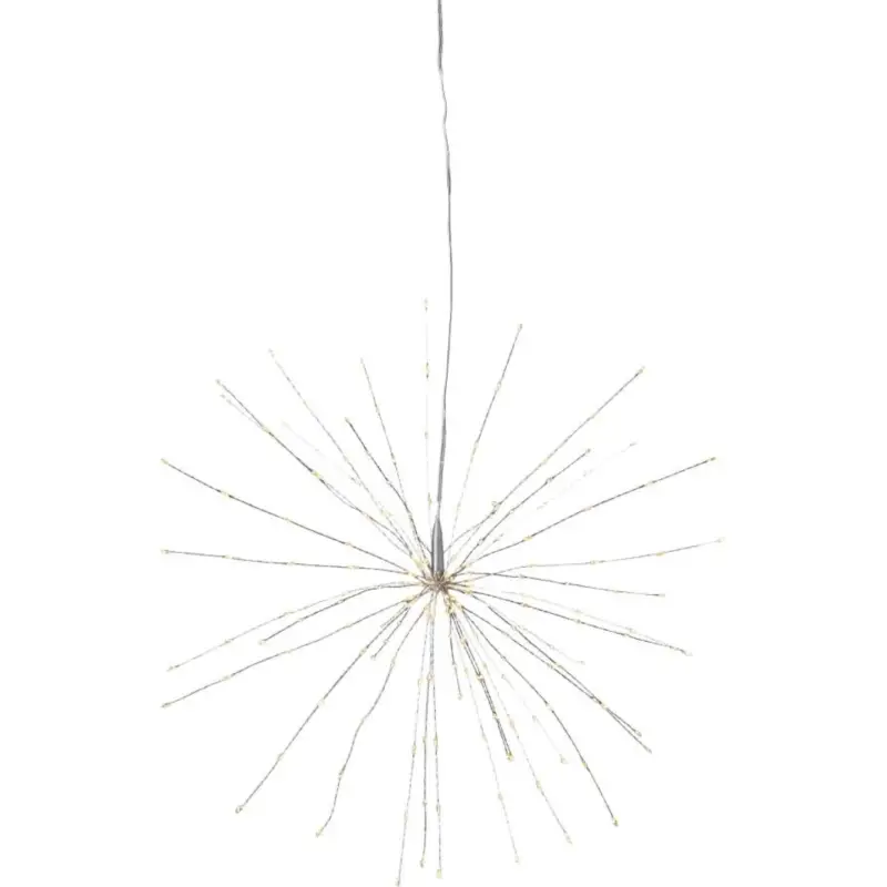 Utförsäljning Firework Hängande Dekoration 45cm Silver