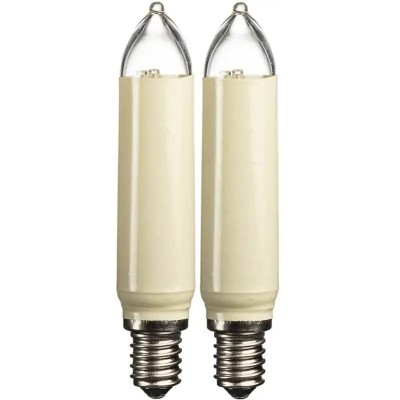 Rea Skaftlampa LED E14 Bred 9V 0,2W 2-Pack