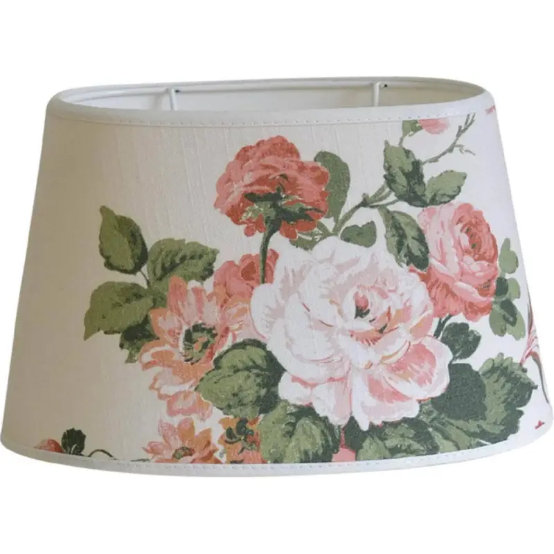 Billig Rosemore Oval Lampskärm 30cm Offwhite Laura Ashley