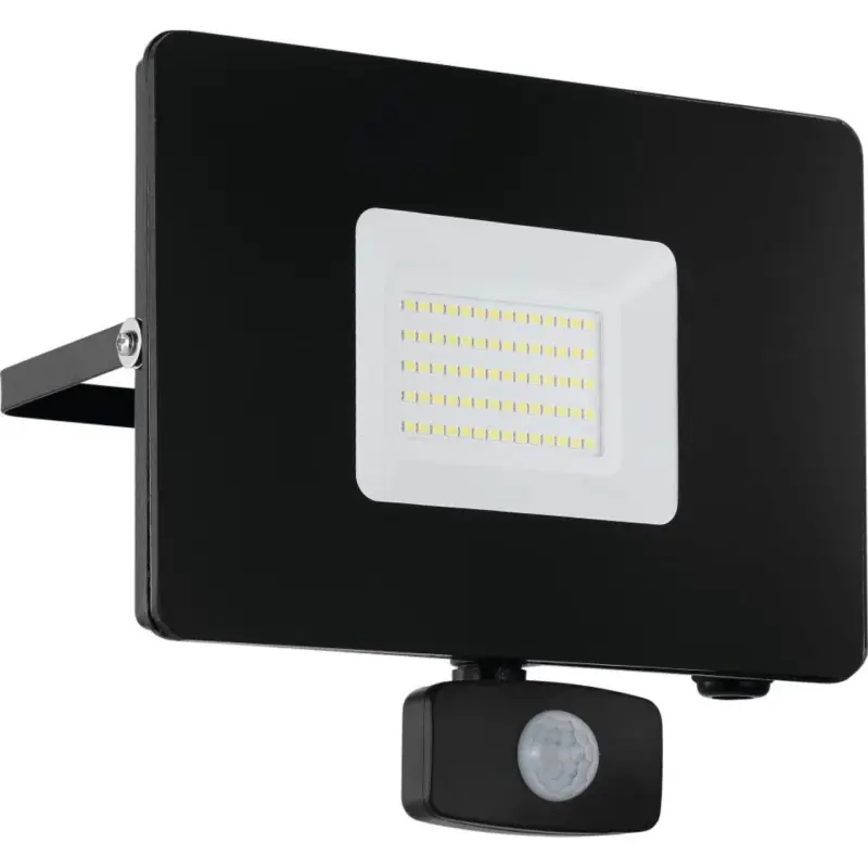 Outlet Faedo 3 Strålkastare Rörelse LED 5000K 53W Svart IP44