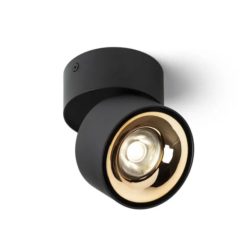 Albano Takspotlight LED 3000K 5W Svart/Guld Sänkt pris