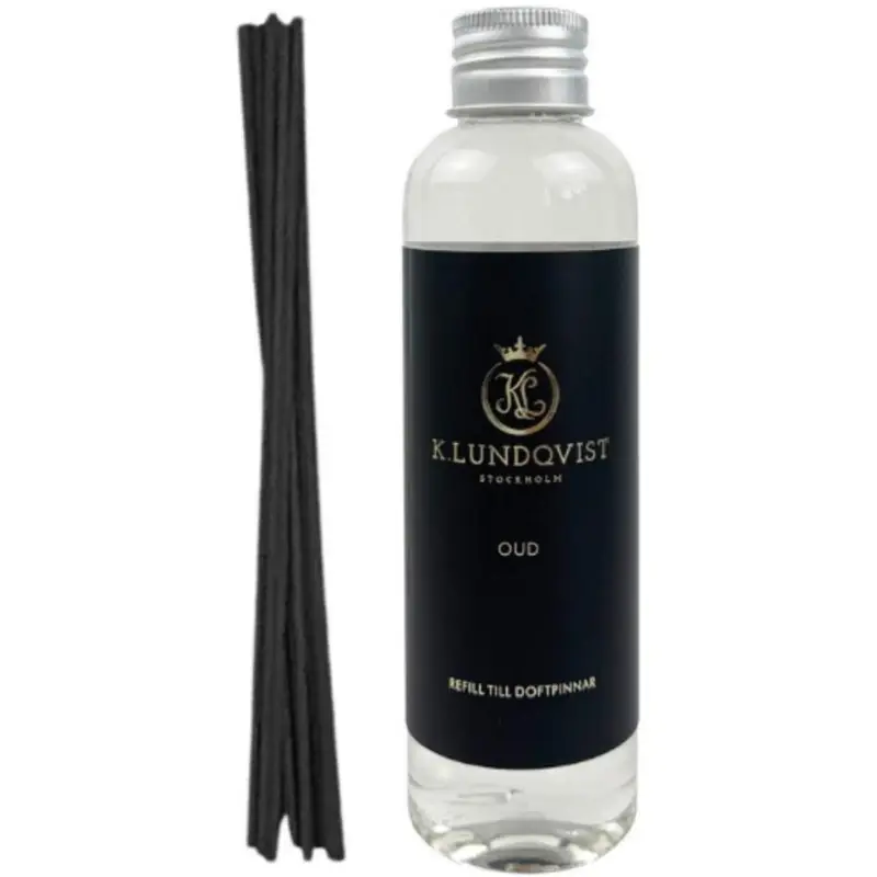 Outlet K. Lundqvist Refill Doftpinnar Oud 150 ml