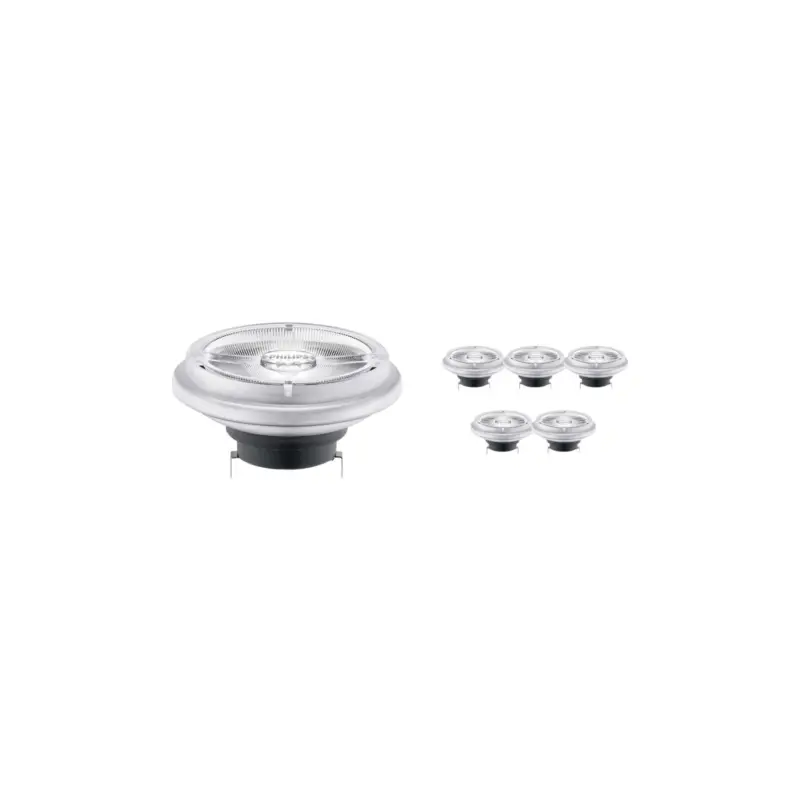 Flerpack 6x Philips MASTER LED Spot G53 AR111 11W 620lm 24D - 927 Extra Varm Vit | Bästa färgåtergivning - Dimbar - Ersättare 50W Reapris