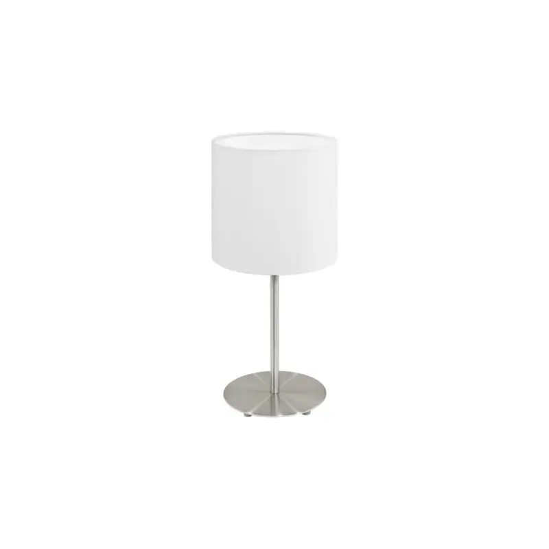 Rea Eglo Bordslampa Pasteri Stål Satin Nickel | IP20 - Passande för 1x E27