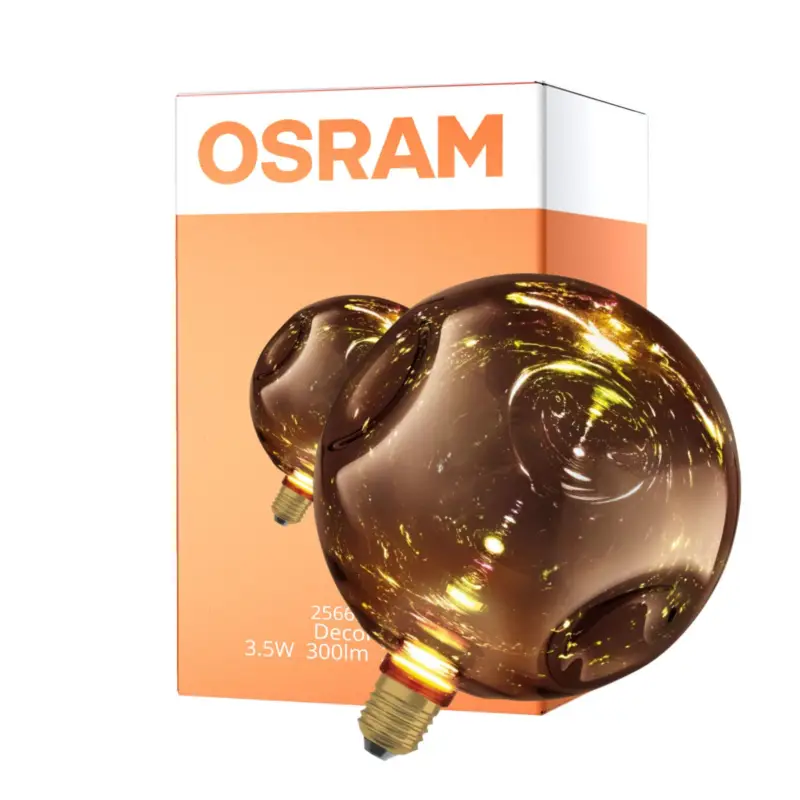Osram Decor LED Lamp Rose Glas E27 3.5W 300lm - 827 Extra Varm Vit | Ersättare 25W Populärt val